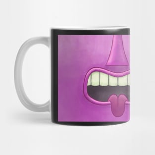 Pink Tiki Tongue Mask! Mug